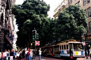Cable Car fahren in San Francisco
