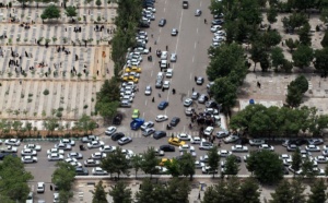 Der wilde Verkehr in Teheran