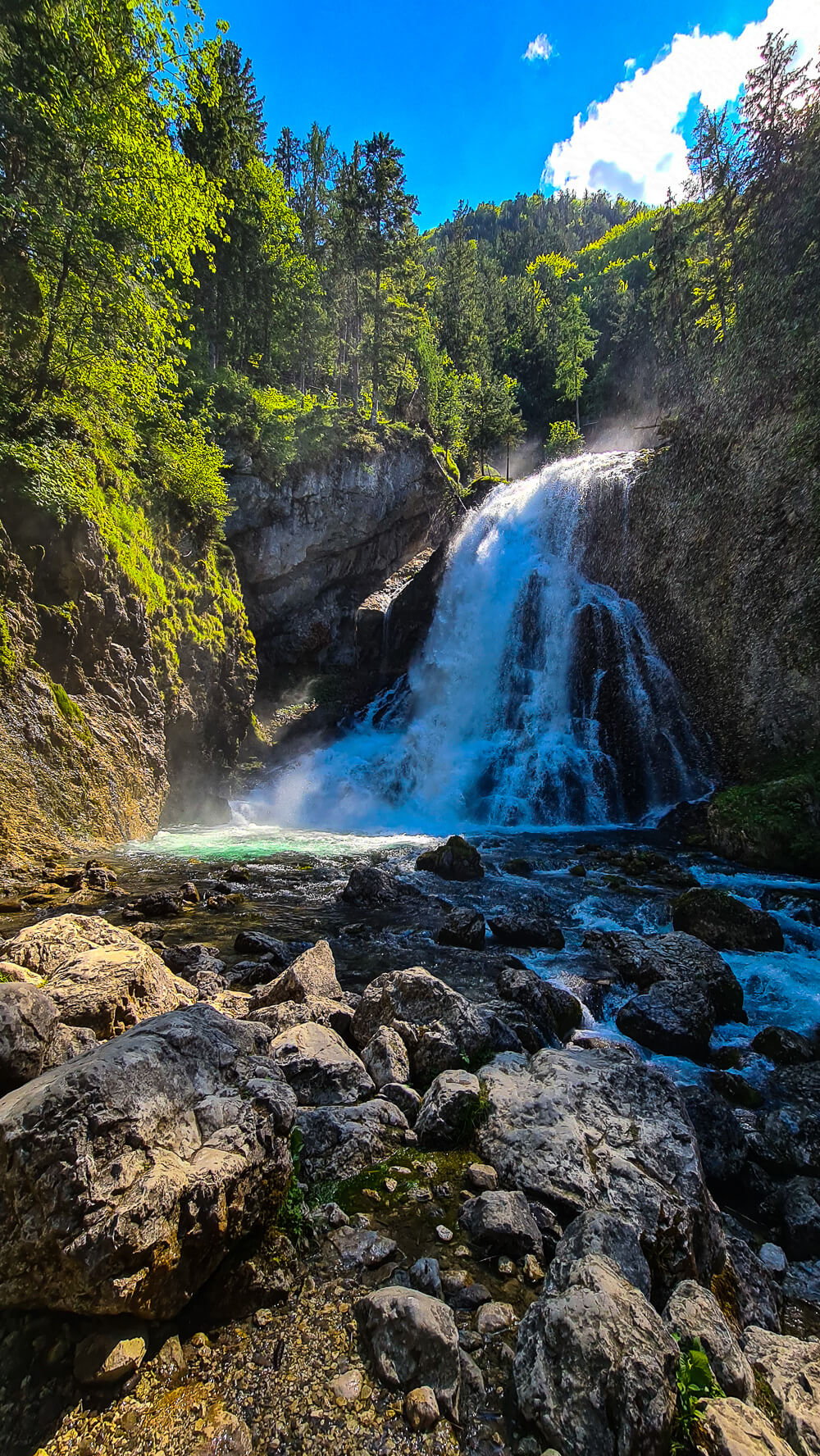 Wanderung Gollinger Wasserfall