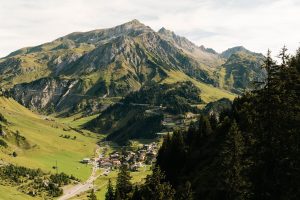 Arlberg Trail Blick auf Stuben