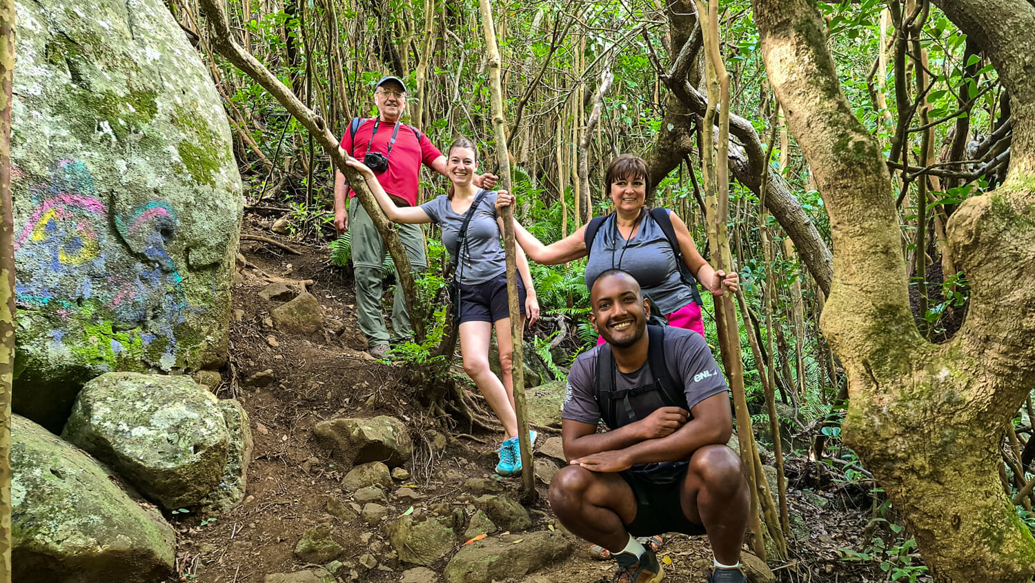 Mauritius Wasserfälle unsere Wanderung zu den Tamarind Falls