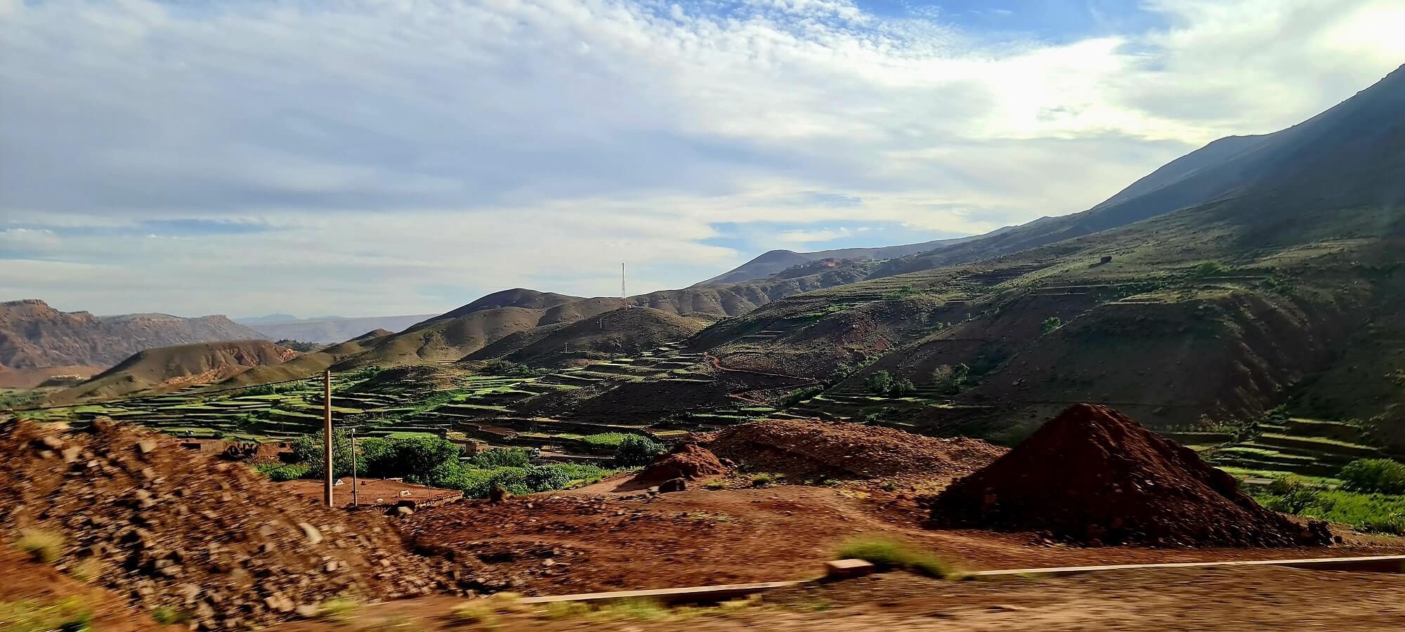 Von Marrakech in die Wüste: Atlasgebirge